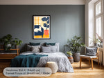 Stilvolles Katzen-Wandbild nach Matisse