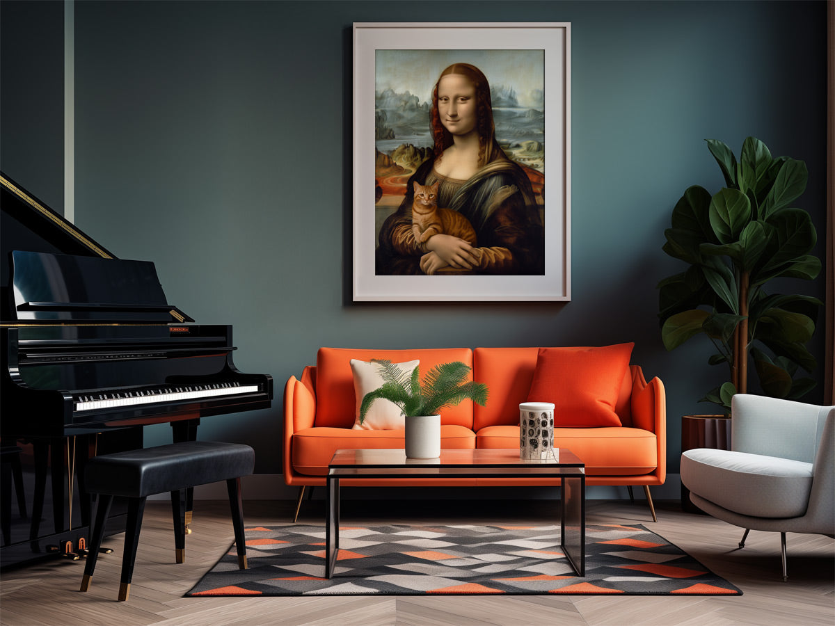 Mona Lisa Katzenposter