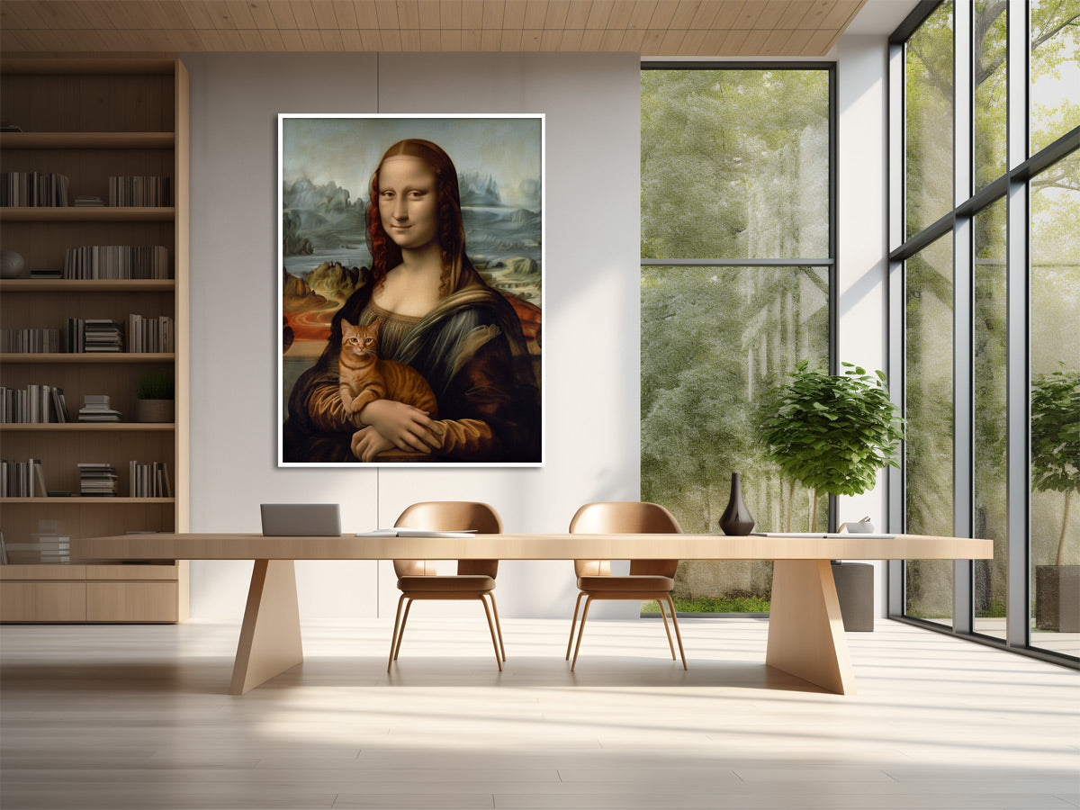 Mona Lisa Katzenposter