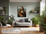 Mona Lisa mit Katze Wandbild