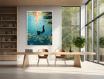 Cat Art - Funny Wall Art with a black Cat