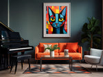 Picasso Kunstdruck mit Katze
