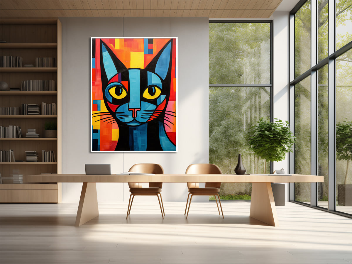 Picasso Leinwandbild mit Katze