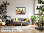Paris Poster mit Katze