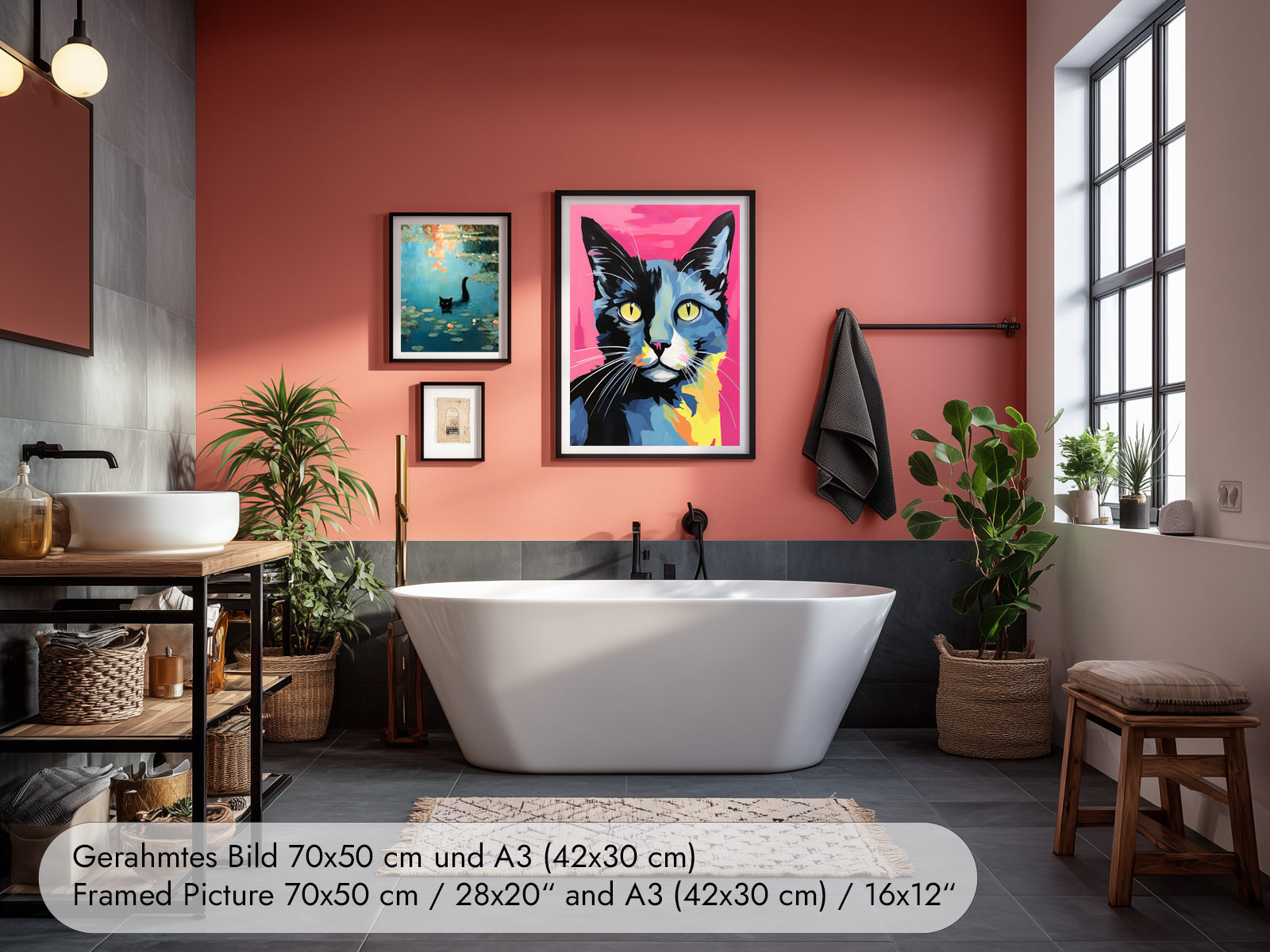 Katzenposter Pop Art