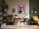 Andy Warhol Pop Art Cat Portrait