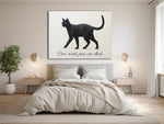 Leinwandbild Magritte Katze