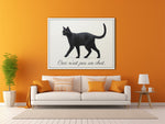Poster Magritte Katzenkunst