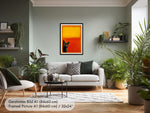 Mark Rothko Art Print with Cat