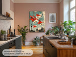 Berlin Skyline Poster mit Katzen