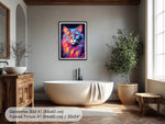 Pop Art Wandbild Katze