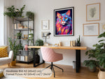 Pop Art Poster with Cat
