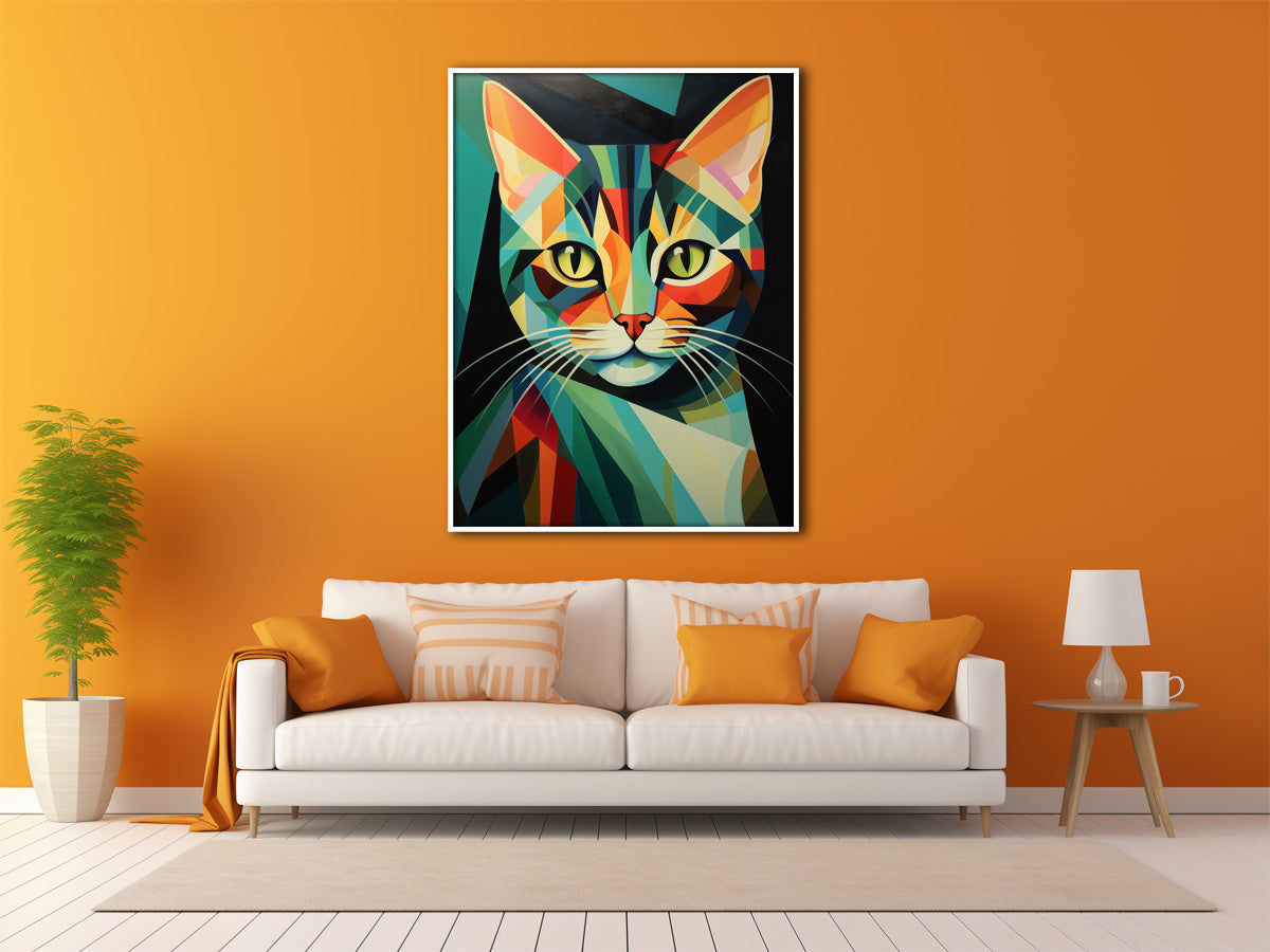 Leinwandbild Tamara de Lempicka Katzenportrait