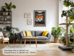 The Big Lebowski Fan Art Poster mit Katze