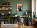 Katzenkunst nach Edvard Munch - Der Schrei