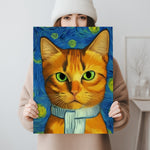 Vincent van Gogh Katze Wandbild