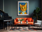 Vincent van Gogh Wandbild mit Katze