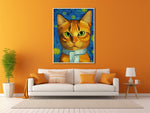 Vincent van Gogh Leinwandbild mit Katze