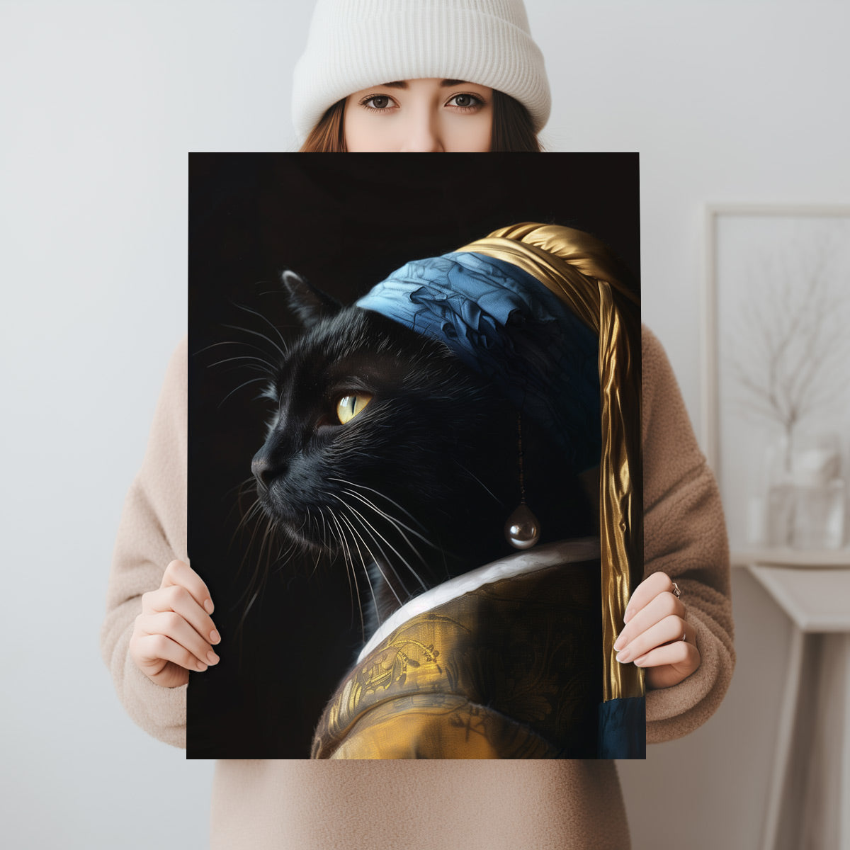 Vermeer Katzenposter