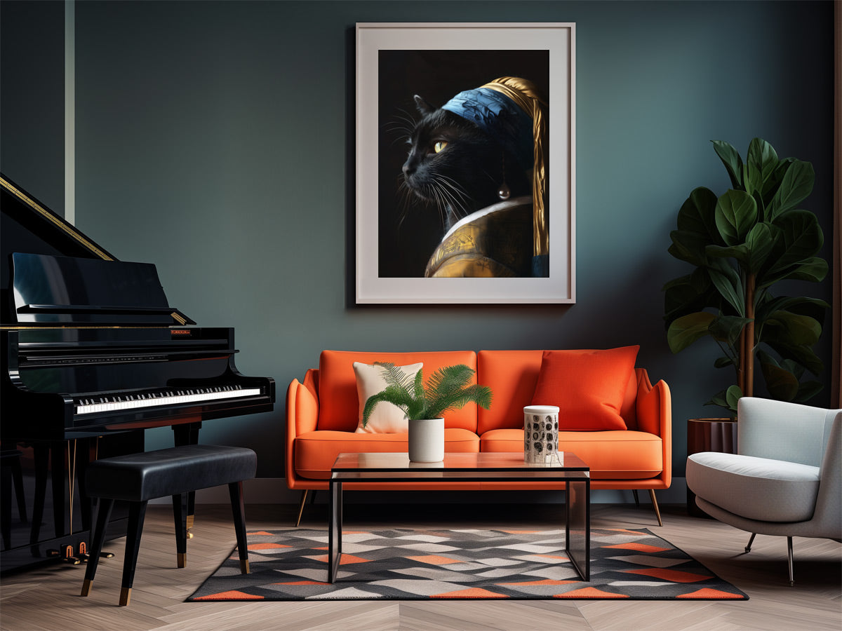 Vermeer Katzenposter