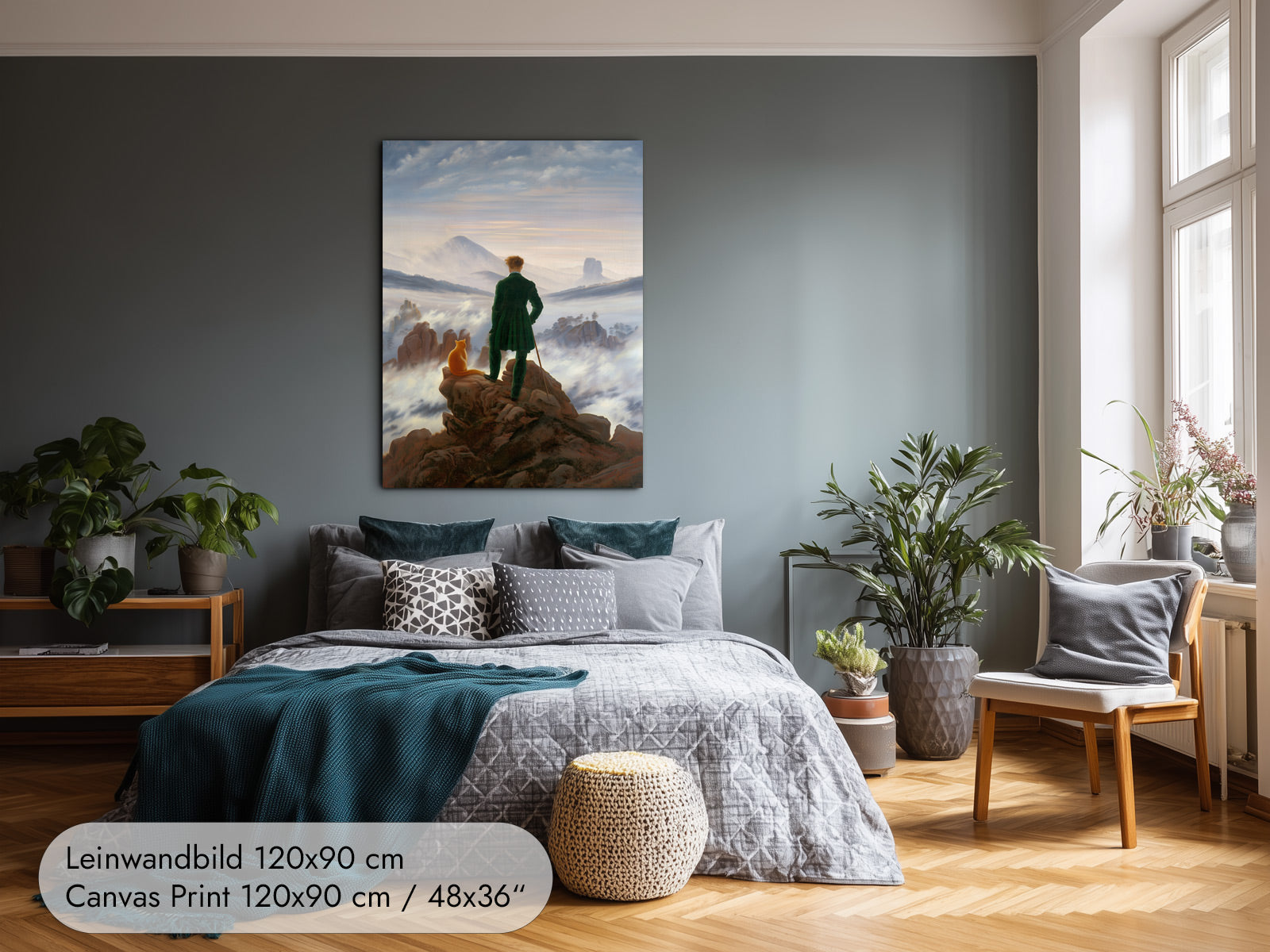 Wanderer Above the Sea of Fog — Art Print After Caspar David Friedrich