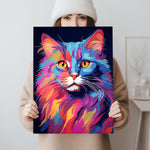 Pop Art Katze Wandbild