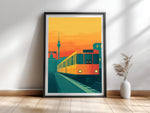 MiaU-Bahn - Berliner U-Bahn Katze Poster