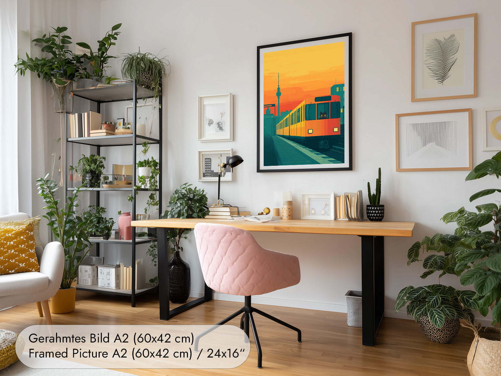 Berlin Poster mit Katze