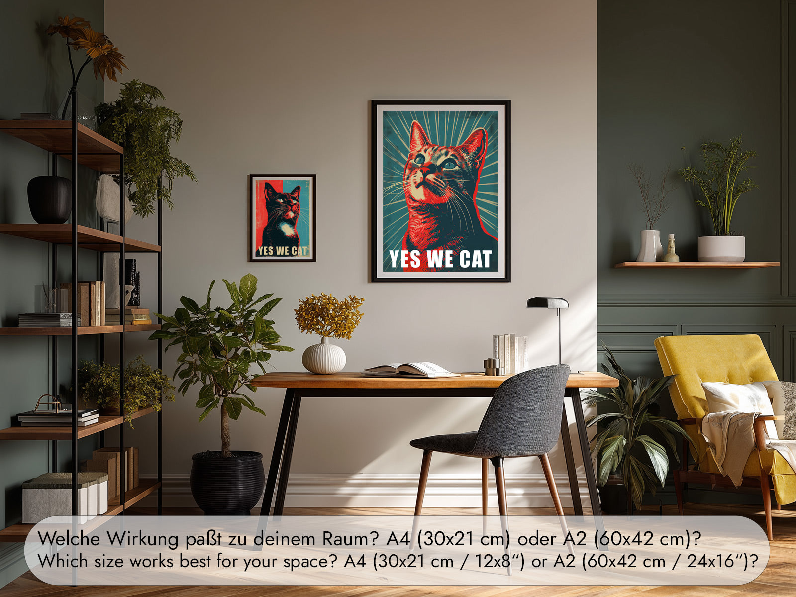 Yes We Cat Wandbild
