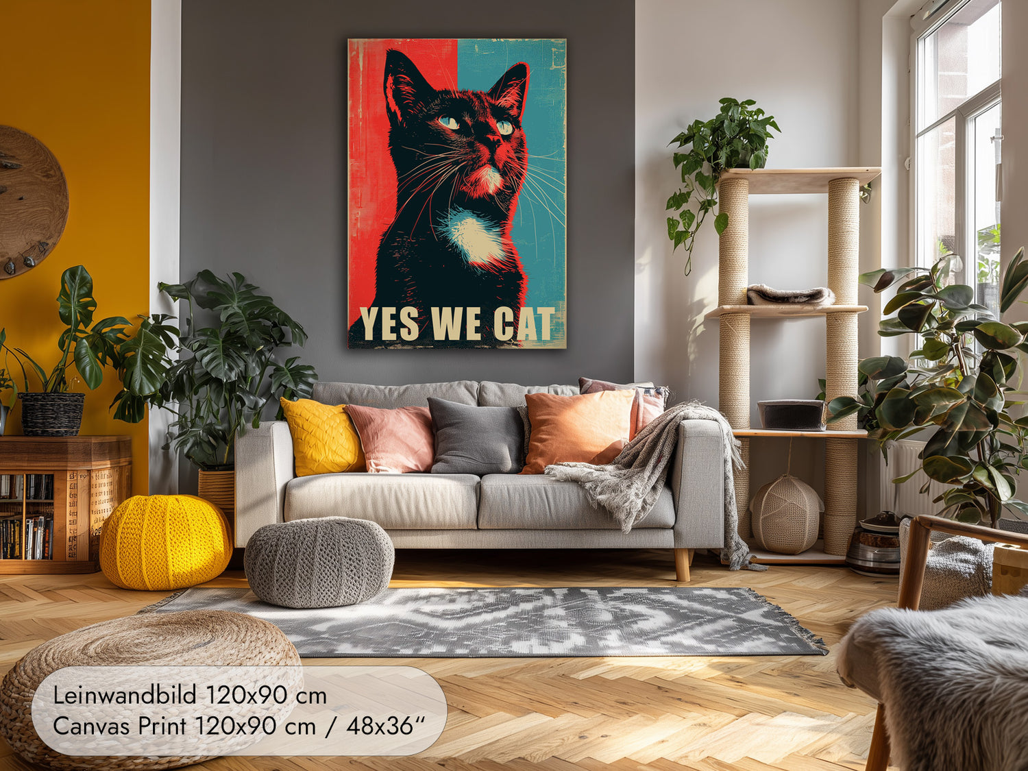 YES WE CAT Wall Art