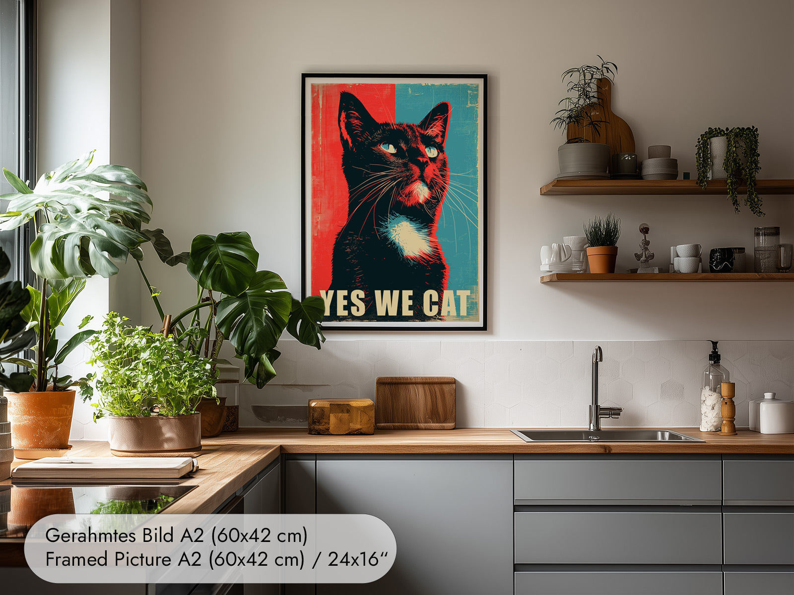 Yes We Cat Wall Art